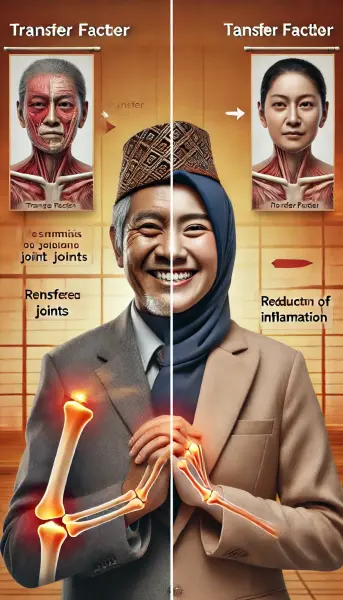 2. Transfer Factor Membantu Mengurangi Peradangan pada Sendi