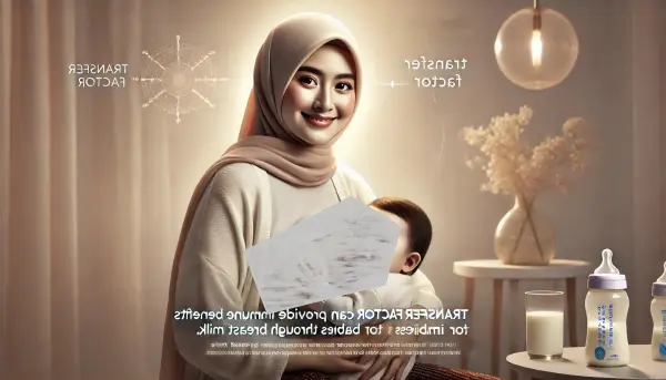 5. Transfer Factor dapat memberikan manfaat imun kepada bayi melalui ASI