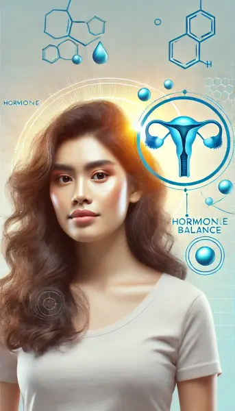 4. Dukungan keseimbangan hormon untuk rambut