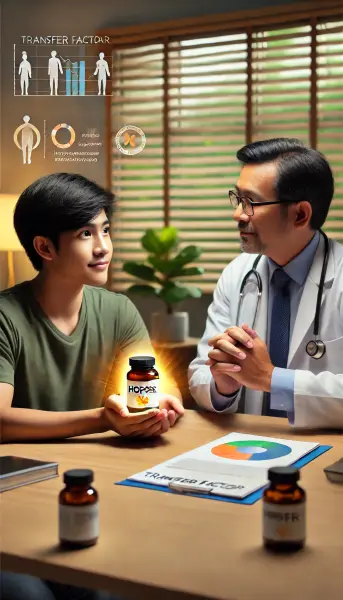 6. Seorang penderita autoimun yang sedang berbicara dengan dokter tentang rencana terapi