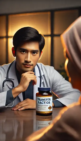 5. seorang tenaga medis yang sedang berkonsultasi dengan pasien